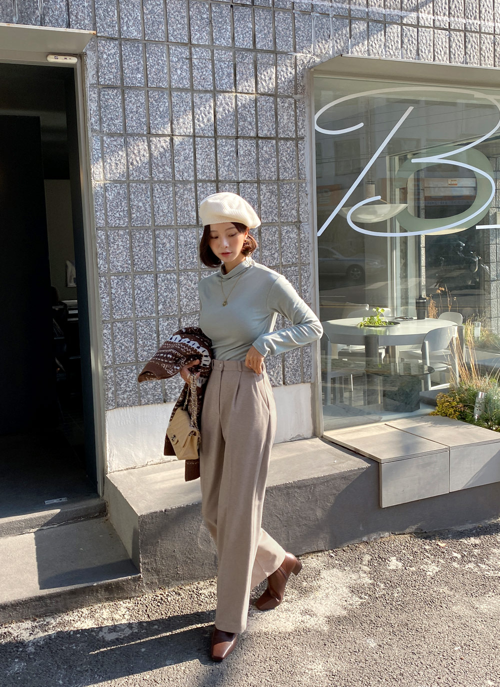 裏起毛ハーフネックTシャツ・全5色 | DHOLIC | 詳細画像7