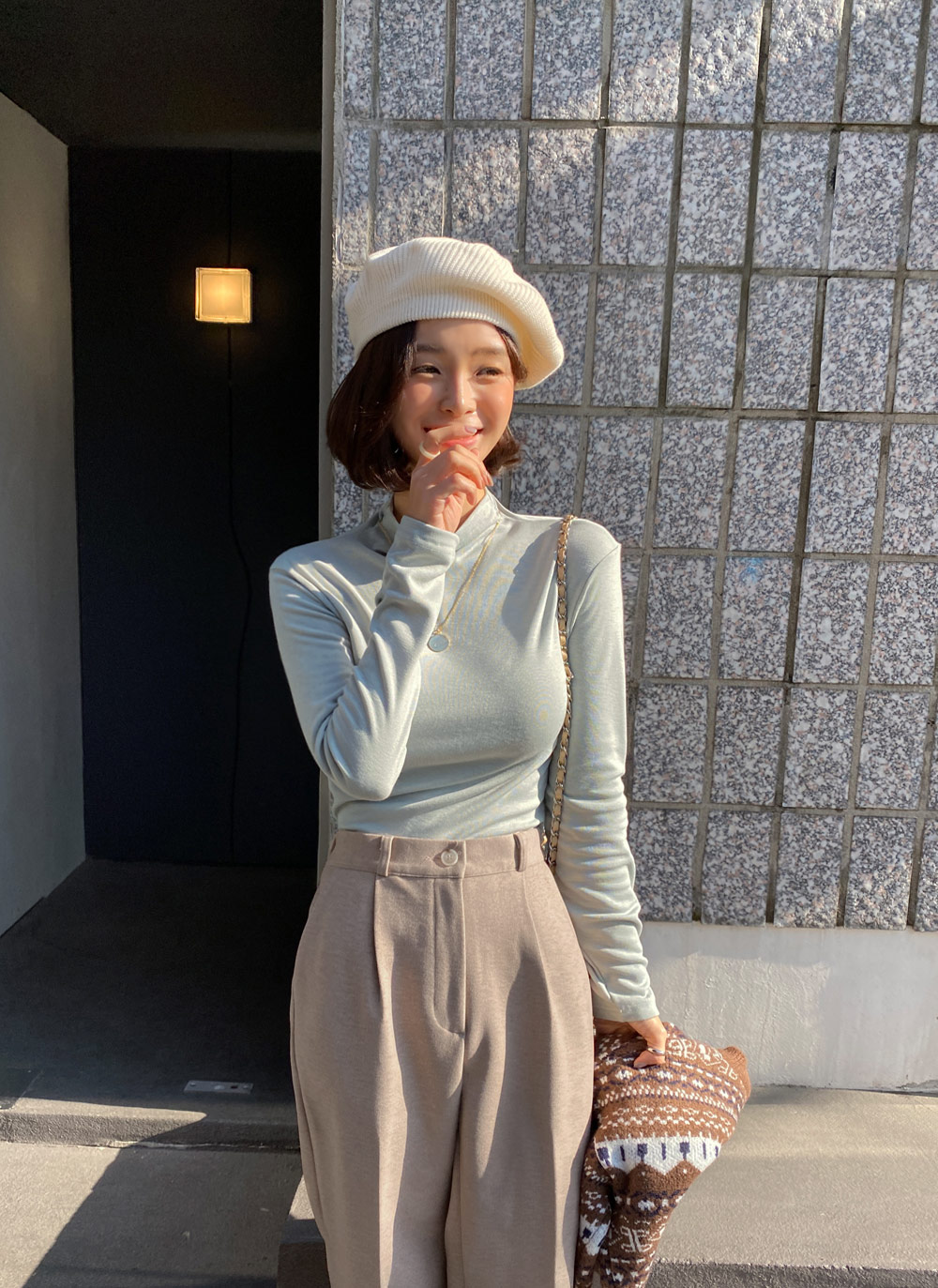 裏起毛ハーフネックTシャツ・全5色 | DHOLIC | 詳細画像14