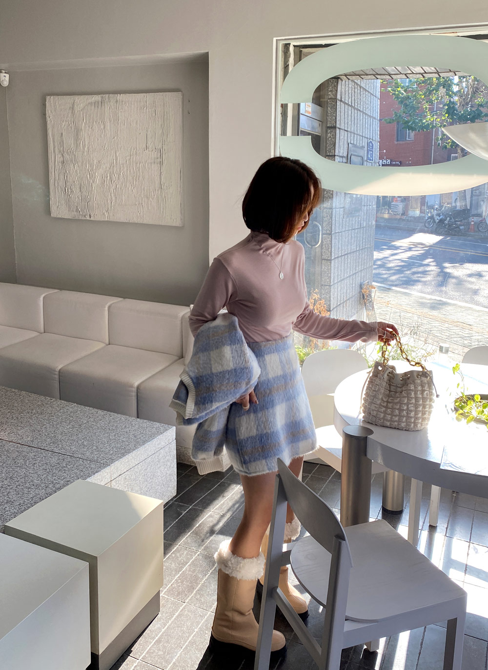 裏起毛ハーフネックTシャツ・全5色 | DHOLIC | 詳細画像23