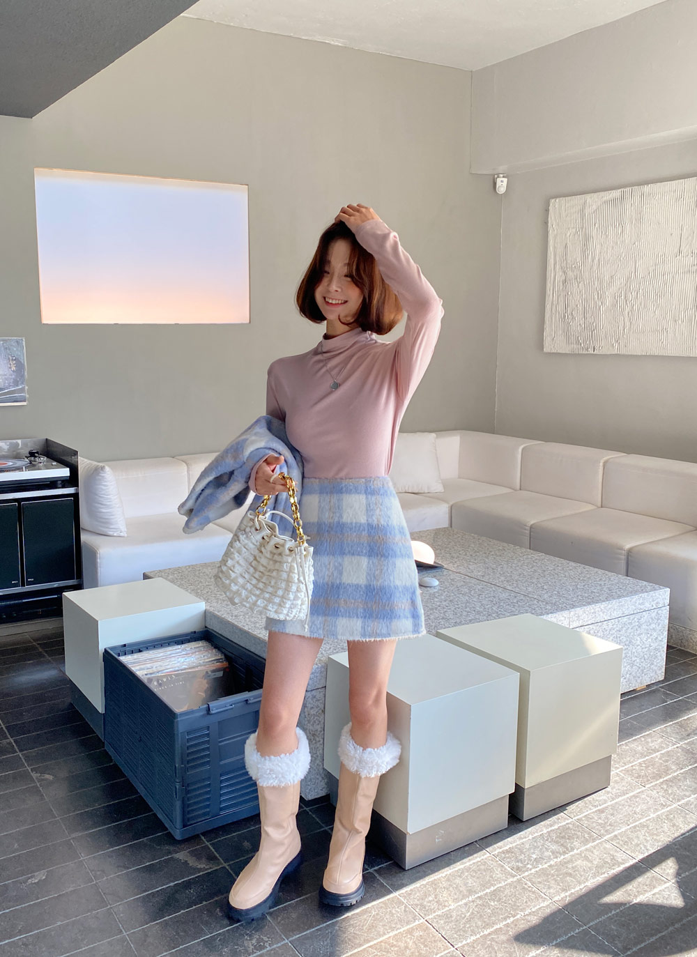 裏起毛ハーフネックTシャツ・全5色 | DHOLIC | 詳細画像25