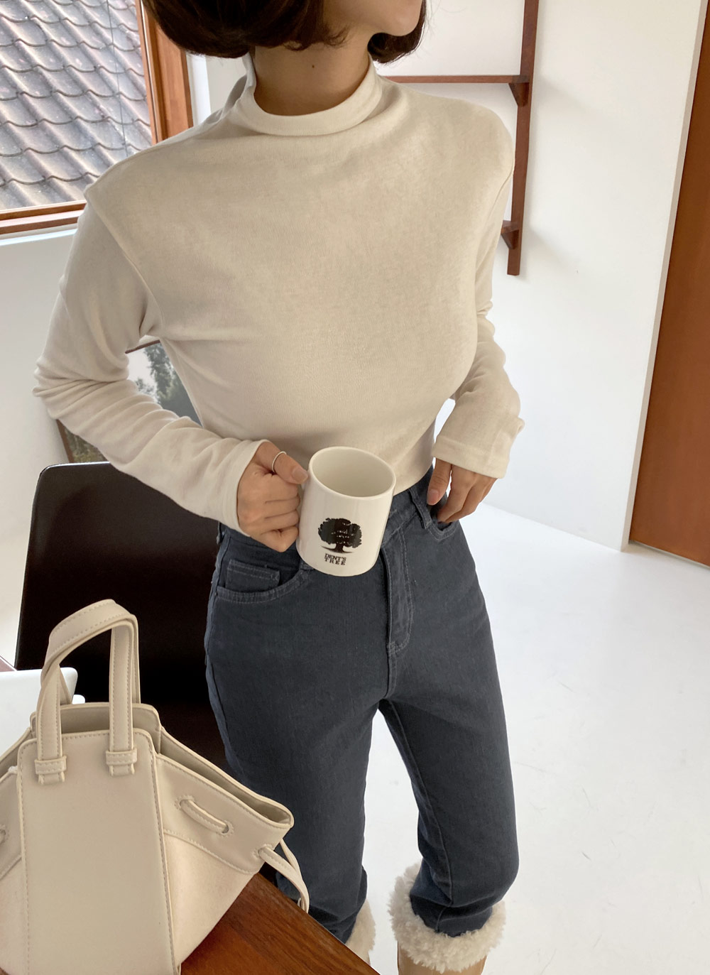 裏起毛ハーフネックTシャツ・全5色 | DHOLIC | 詳細画像29