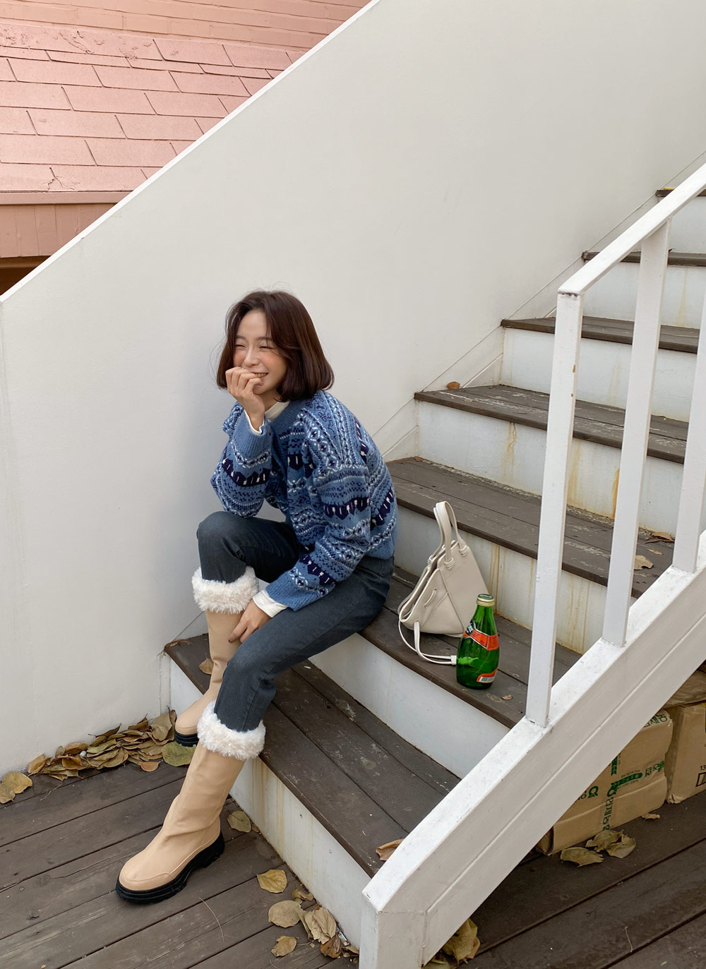 裏起毛ハーフネックTシャツ・全5色 | DHOLIC | 詳細画像32