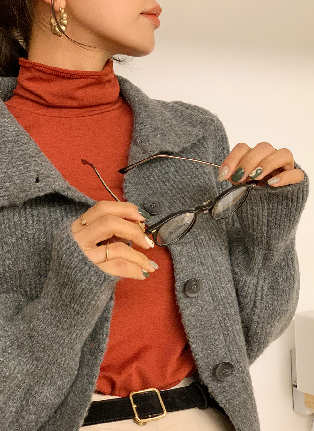 ケース付UV400ラウンドフレームメガネ | DHOLIC | 詳細画像6