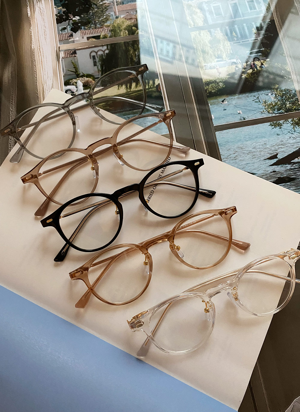 ケース付UV400ラウンドフレームメガネ | DHOLIC | 詳細画像7