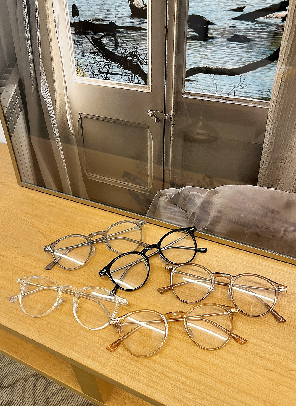 ケース付UV400ラウンドフレームメガネ | DHOLIC | 詳細画像9