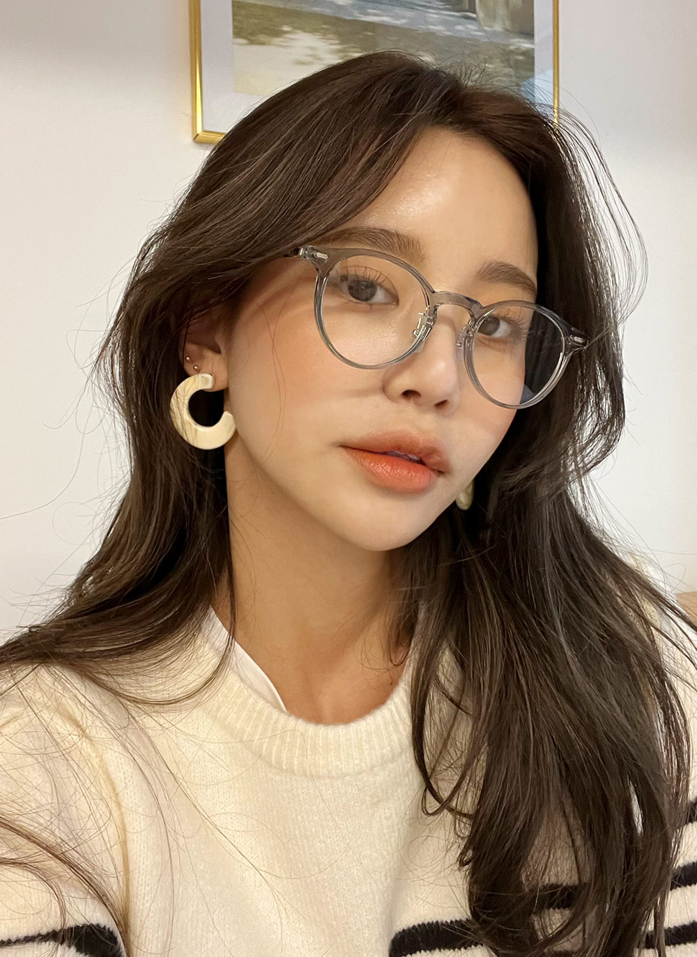 ケース付UV400ラウンドフレームメガネ | DHOLIC | 詳細画像10