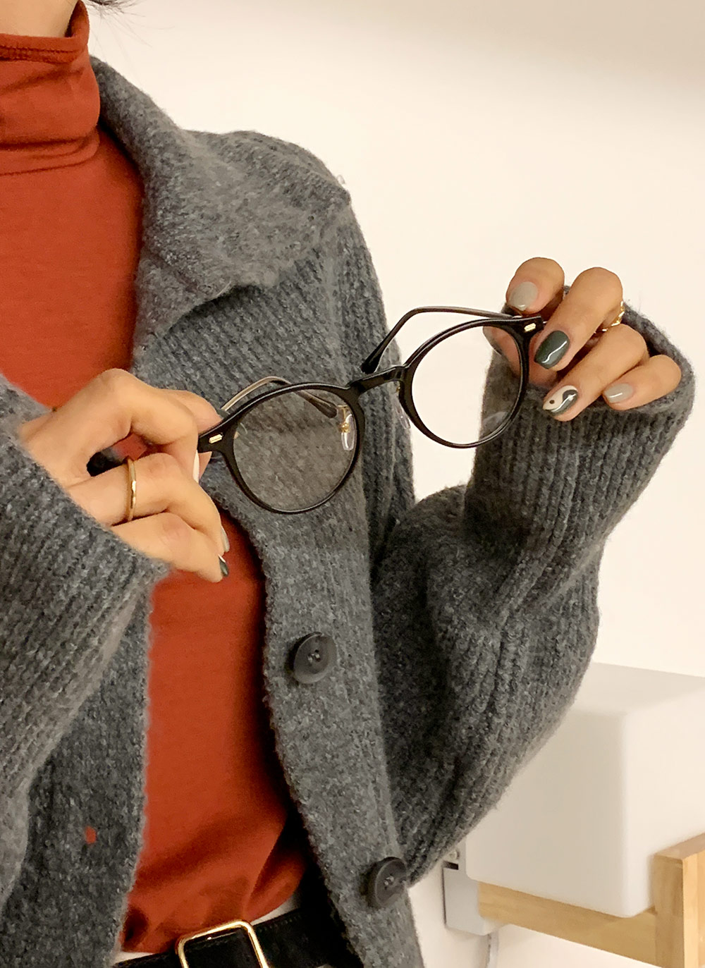 ケース付UV400ラウンドフレームメガネ | DHOLIC | 詳細画像14