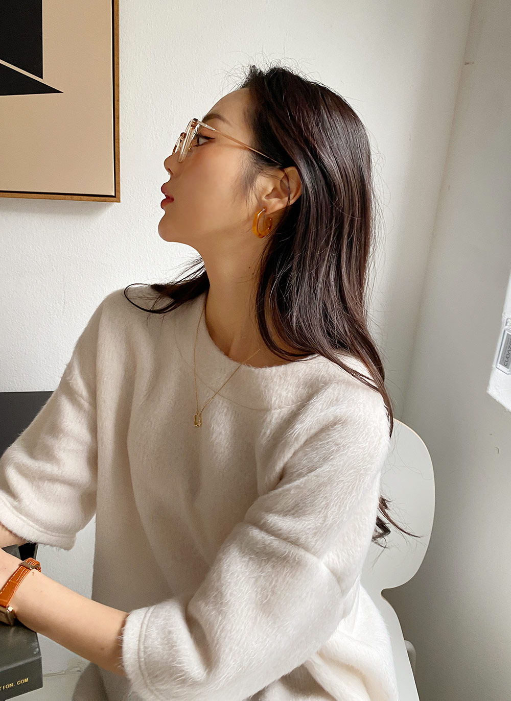 ケース付UV400ラウンドフレームメガネ | DHOLIC | 詳細画像32