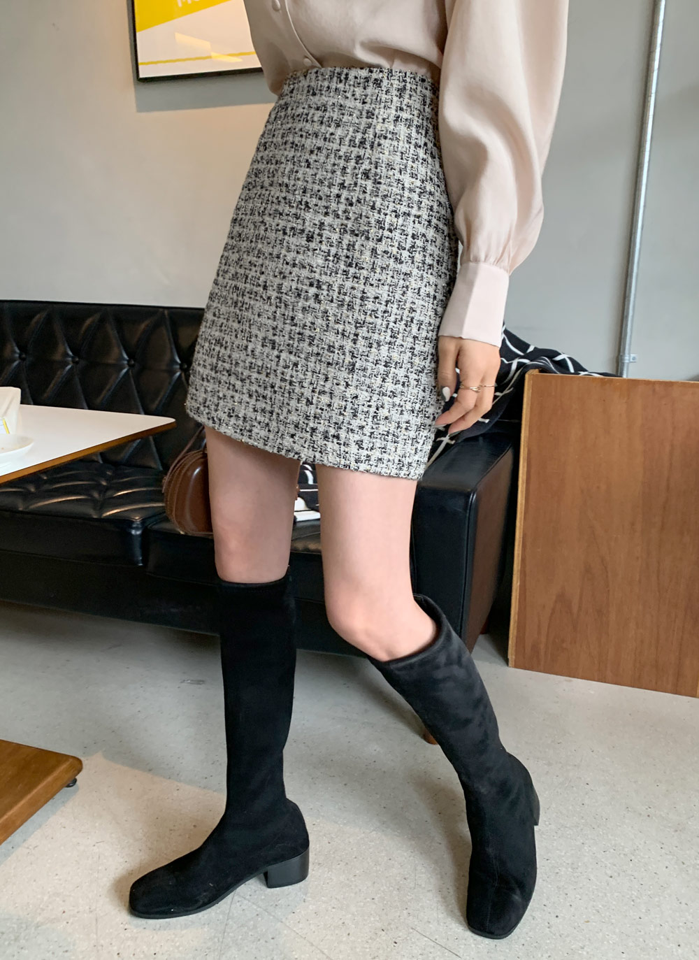 年中着れるツイードミニスカート✨おしゃれ女子会デートに最適 GRL グレイル | 高級感！デートにぴったりなGRLツイード