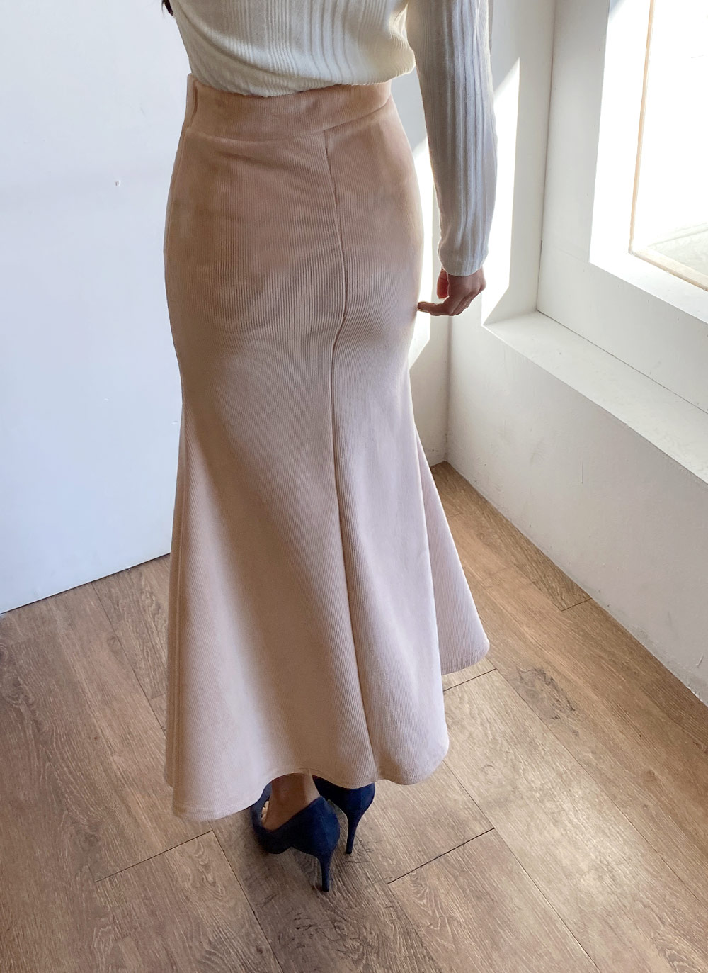 裏起毛コーデュロイマーメイドスカート | レディースファッション通販