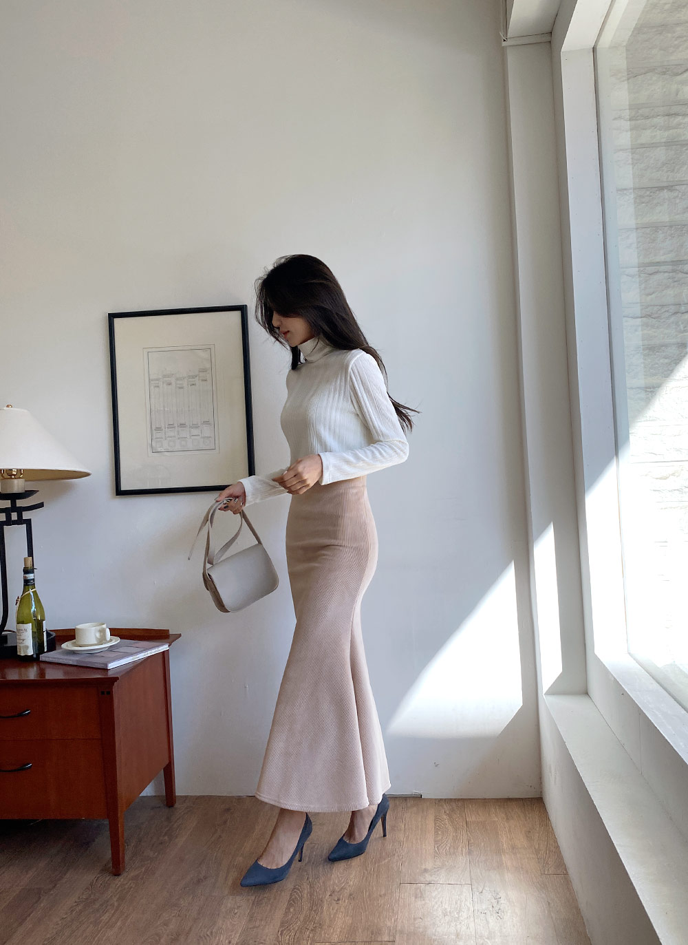 裏起毛コーデュロイマーメイドスカート | レディースファッション通販