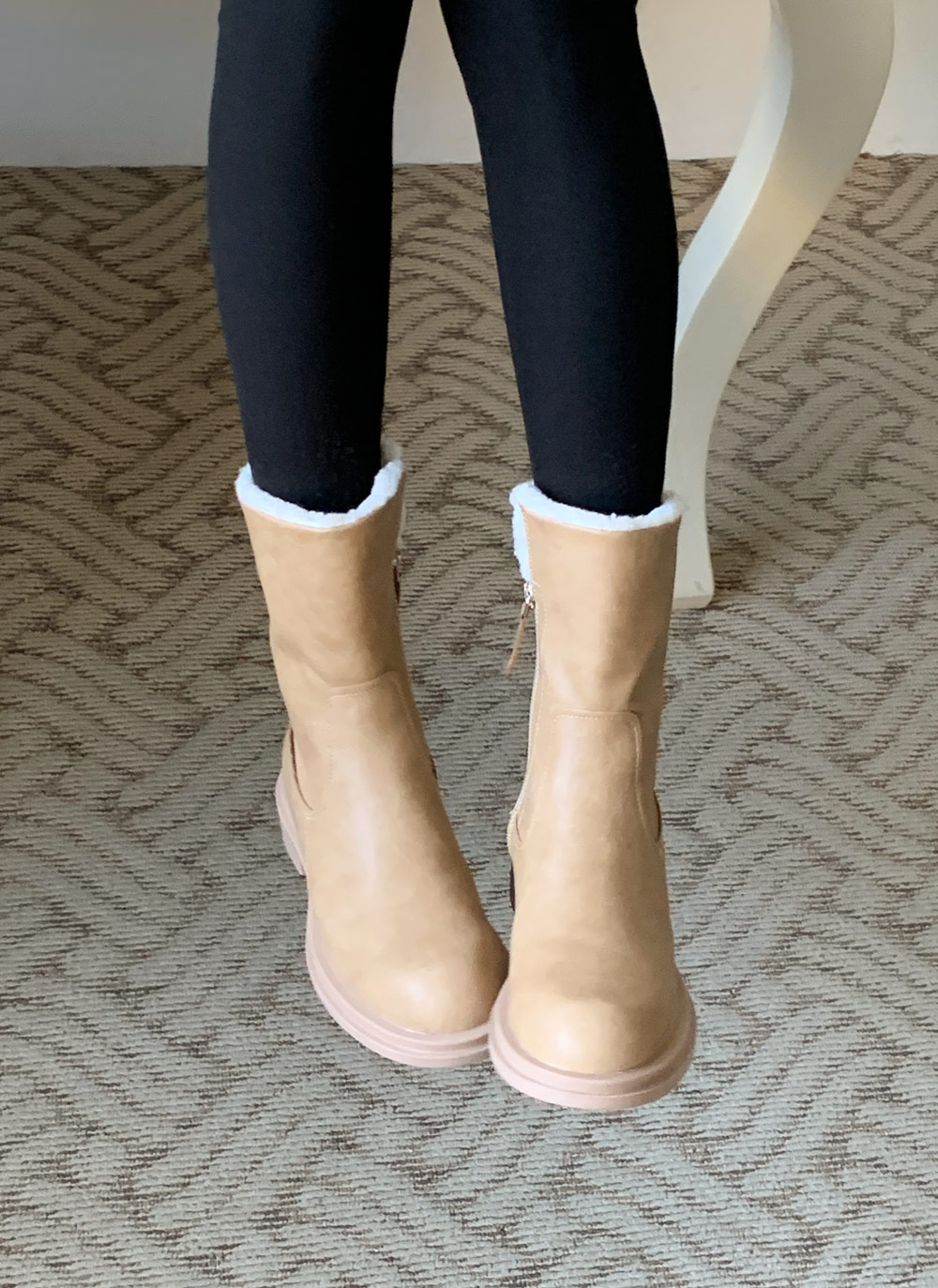 ファー裏地ミドルブーツ・全2色 | DHOLIC | 詳細画像4