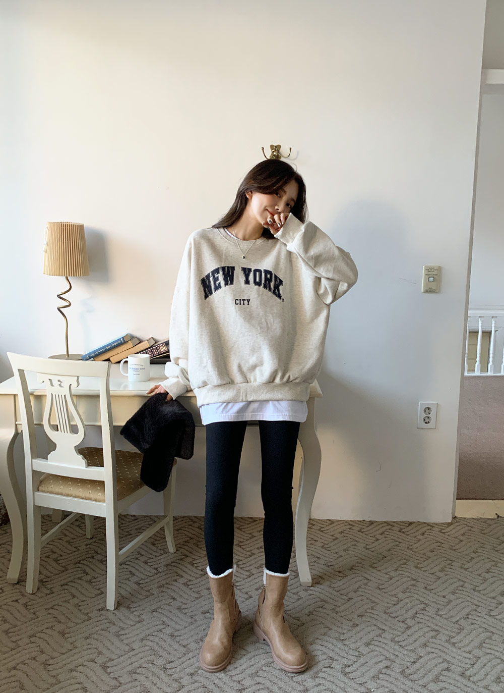 ファー裏地ミドルブーツ・全2色 | DHOLIC | 詳細画像6