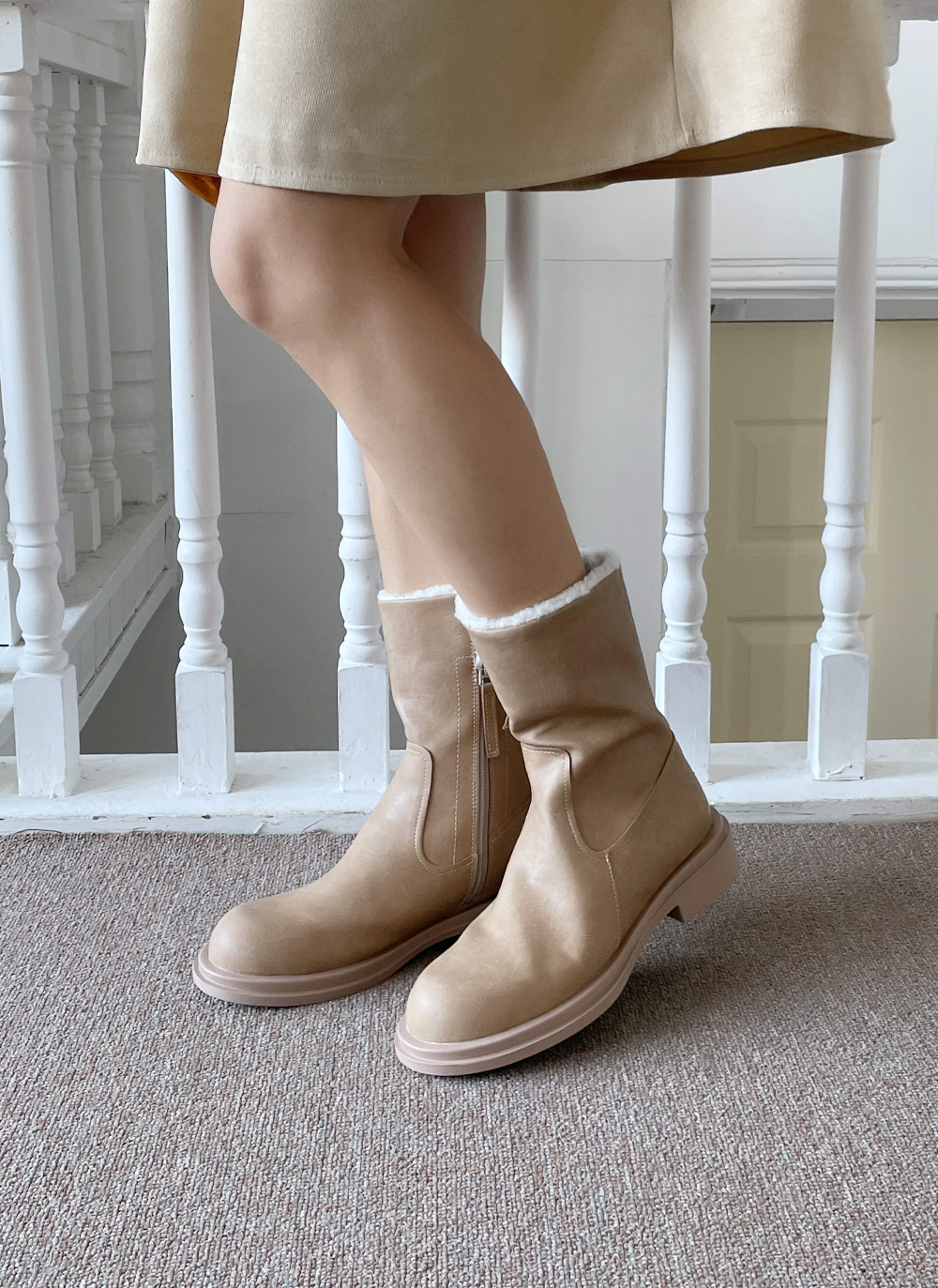 ファー裏地ミドルブーツ・全2色 | DHOLIC | 詳細画像12