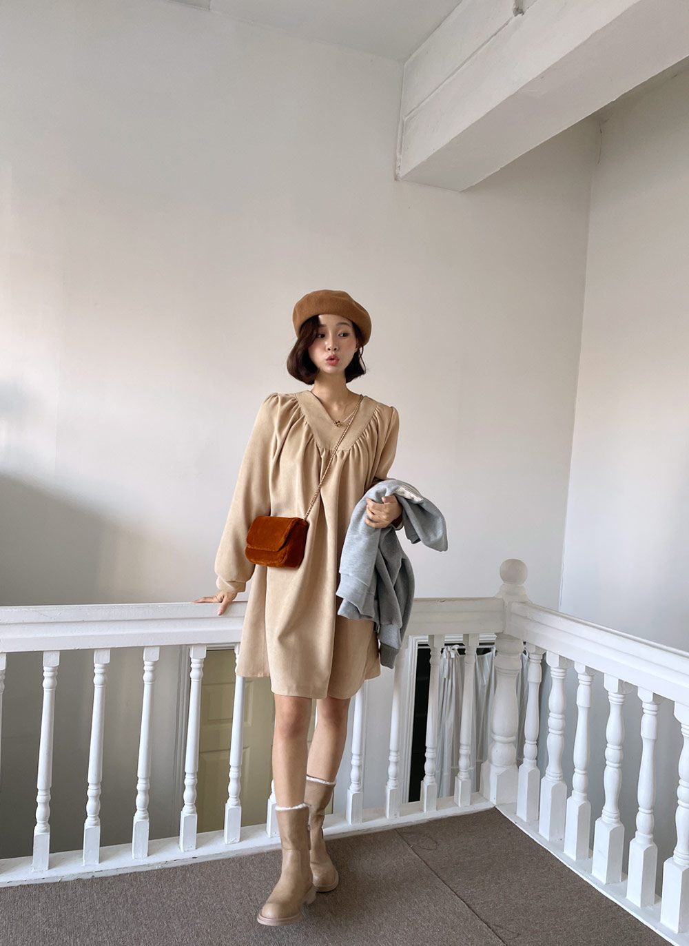 ファー裏地ミドルブーツ・全2色 | DHOLIC | 詳細画像14