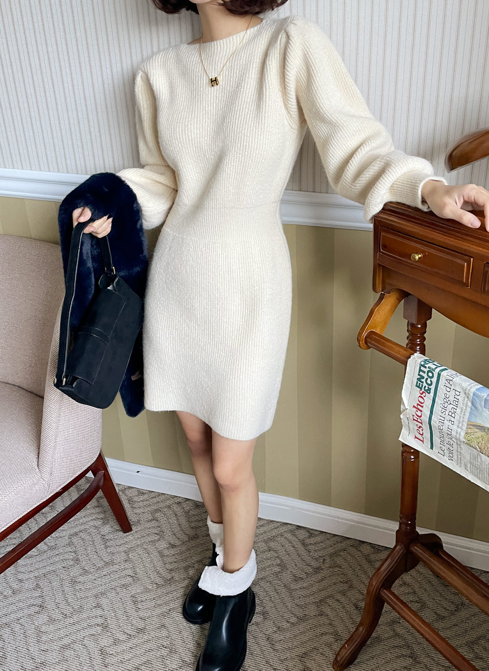 ファー裏地ミドルブーツ・全2色 | DHOLIC | 詳細画像19