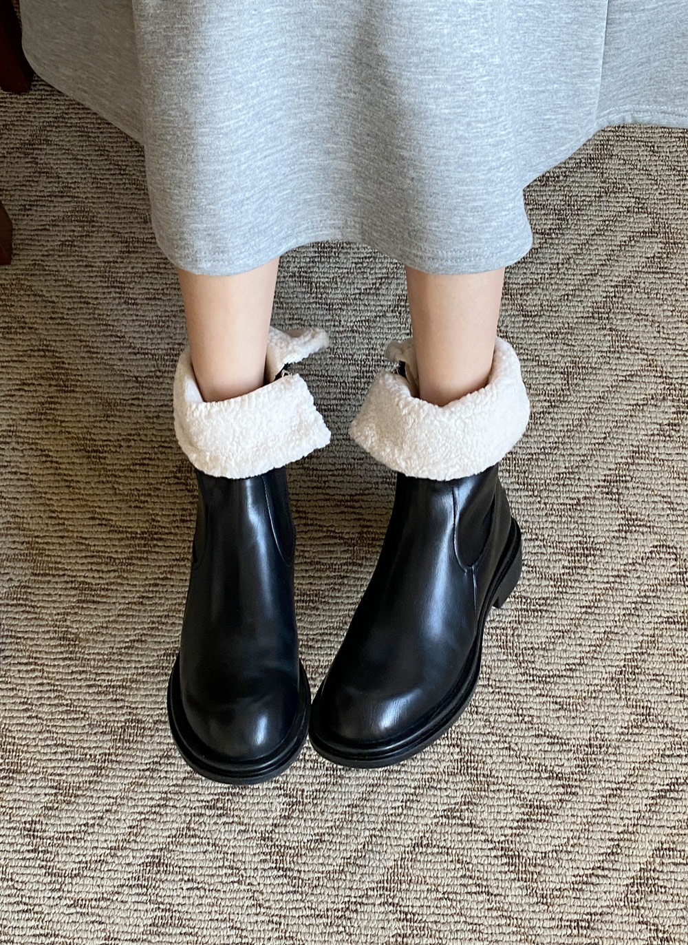 ファー裏地ミドルブーツ・全2色 | DHOLIC | 詳細画像22