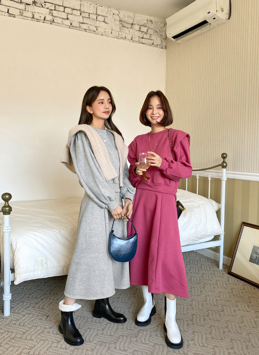 ファー裏地ミドルブーツ・全2色 | DHOLIC | 詳細画像24