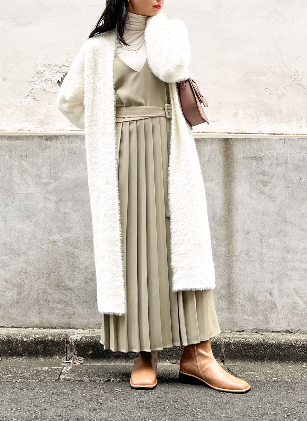 フェザーロングカーディガン | レディースファッション通販 - DHOLIC