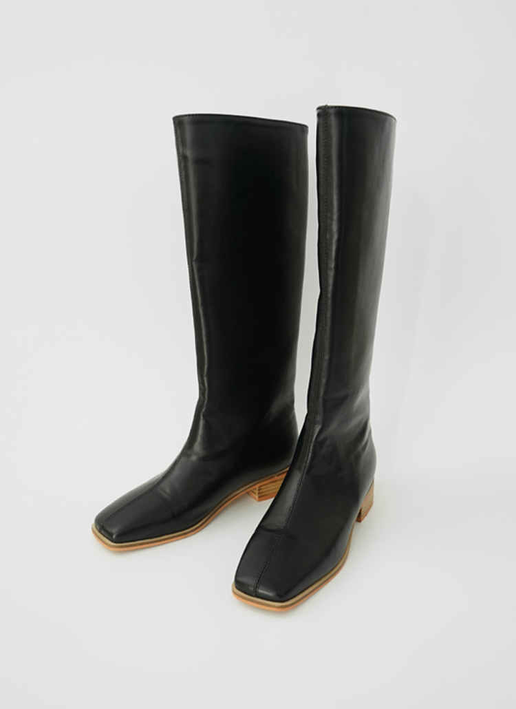 フェイクレザーロングブーツ合皮無地ベーシック春夏秋冬 シューズ ブーツ Aftermonday アフターマンデー ファッション総合通販 Dholic