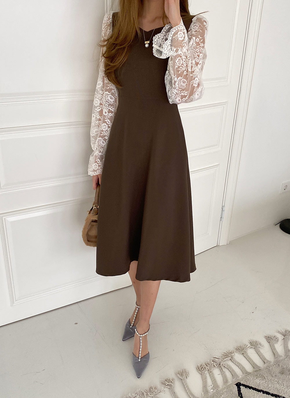 ★Phase eight Abbieフローティベルスリーブフレア 上質ワンピ ☆Phase eight Abbieフローティベルスリーブフレア 上質ワンピ