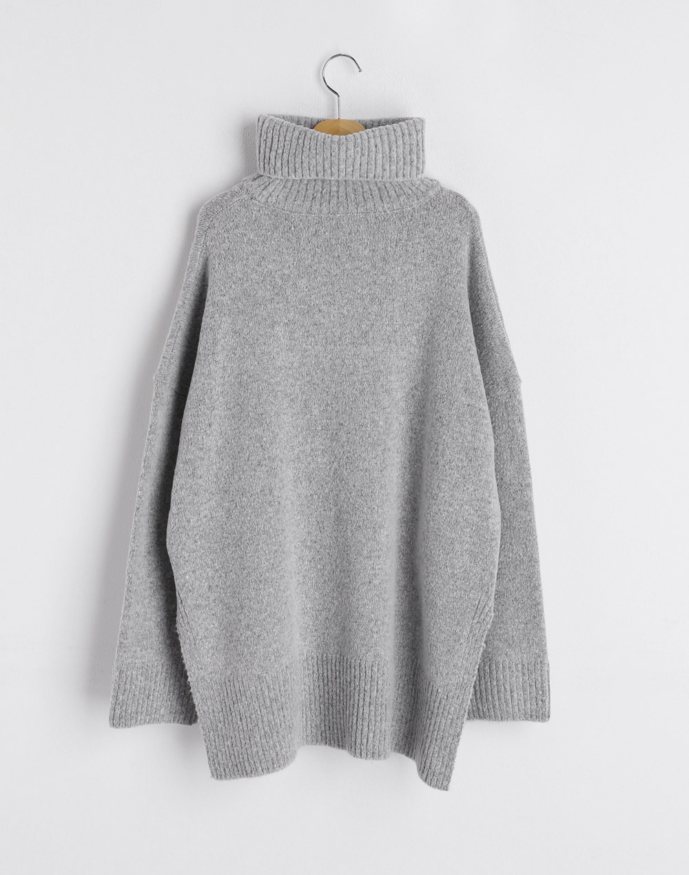 タートルネックスリットロングニット・全5色 | DHOLIC | 詳細画像30