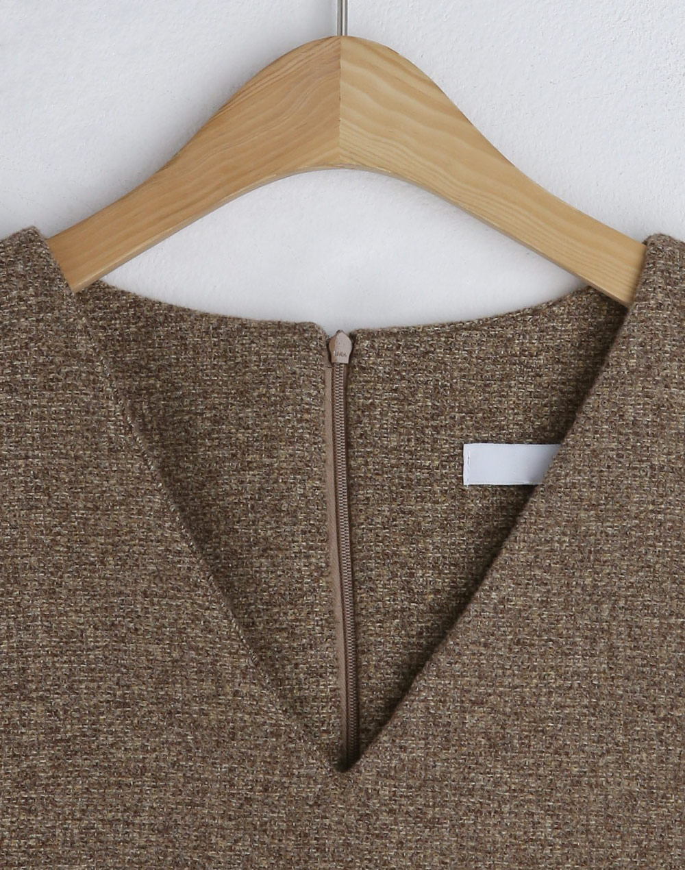 ウール混メランジVネックノースリワンピ | DHOLIC | 詳細画像30