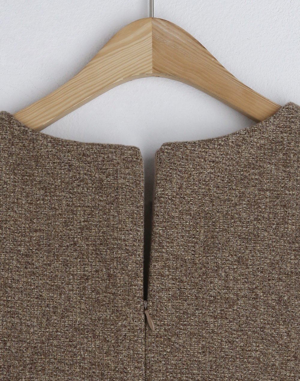 ウール混メランジVネックノースリワンピ | DHOLIC | 詳細画像32