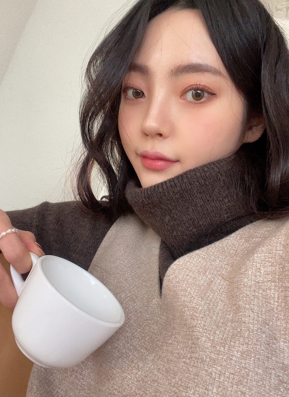 ウール混メランジVネックノースリワンピ | DHOLIC | 詳細画像19