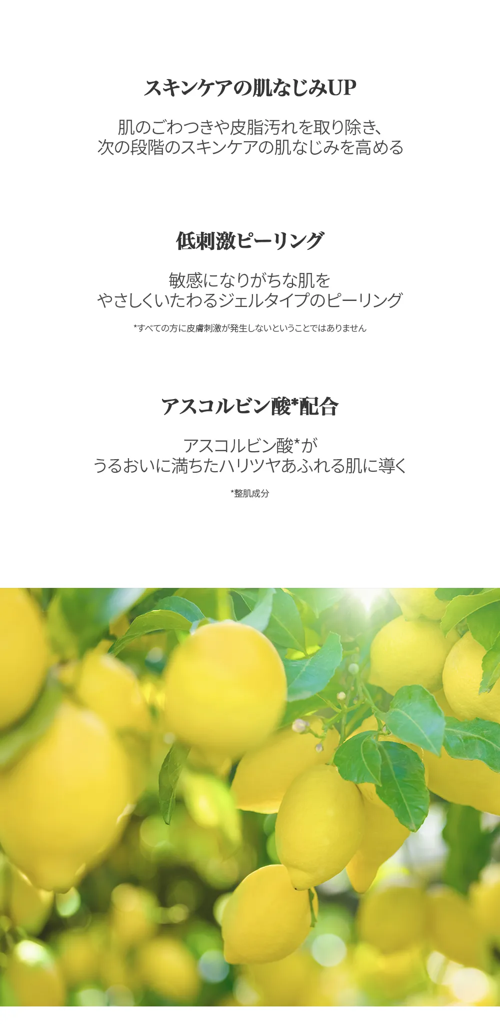 [テンゼロ] リフレッシュピーリングジェル ビタミン | 詳細画像5