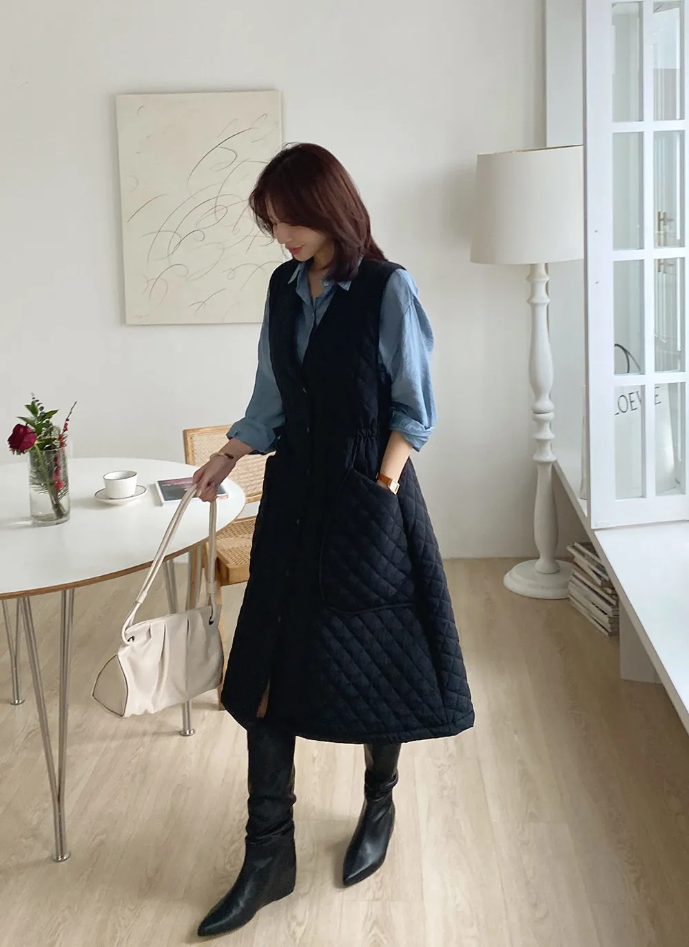 OEツイードワンピース、ジャケット 築く 