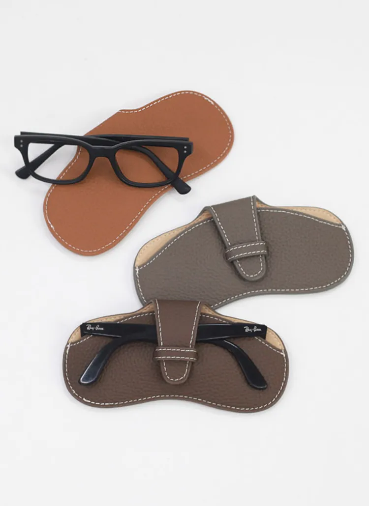 ステッチカウレザーサングラスケース | whosbag | 詳細画像1