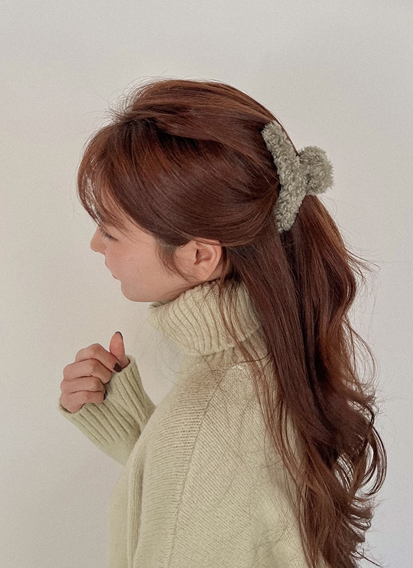 ボアツイストヘアクリップ | レディースファッション通販 - DHOLIC