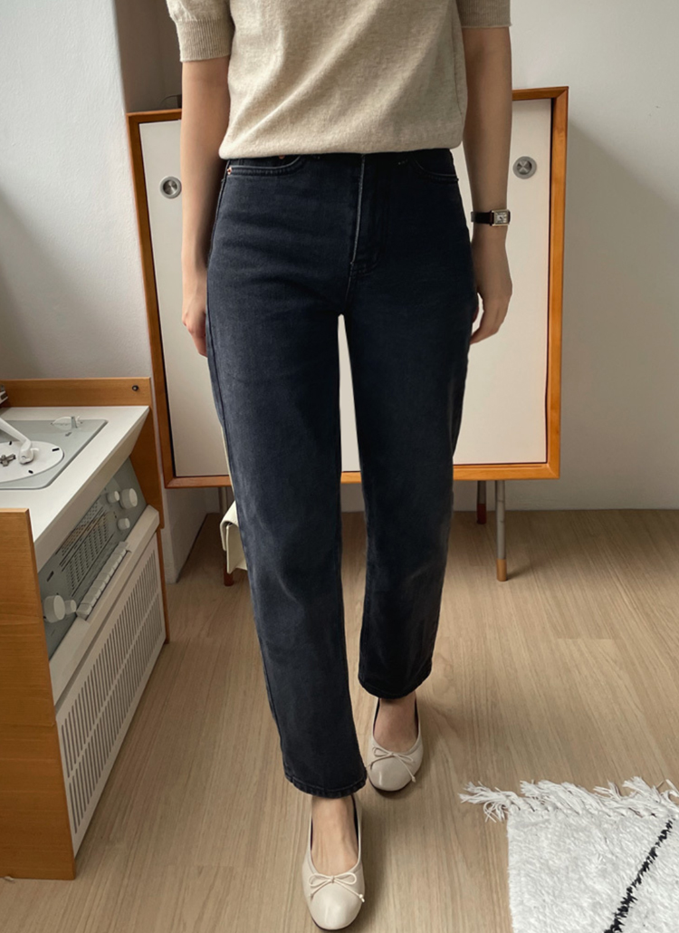 コットンデニムパンツ・p330798 | ジーンズ ストレートジーンズ | レディースファッション通販 - DHOLIC ( ディーホリック )