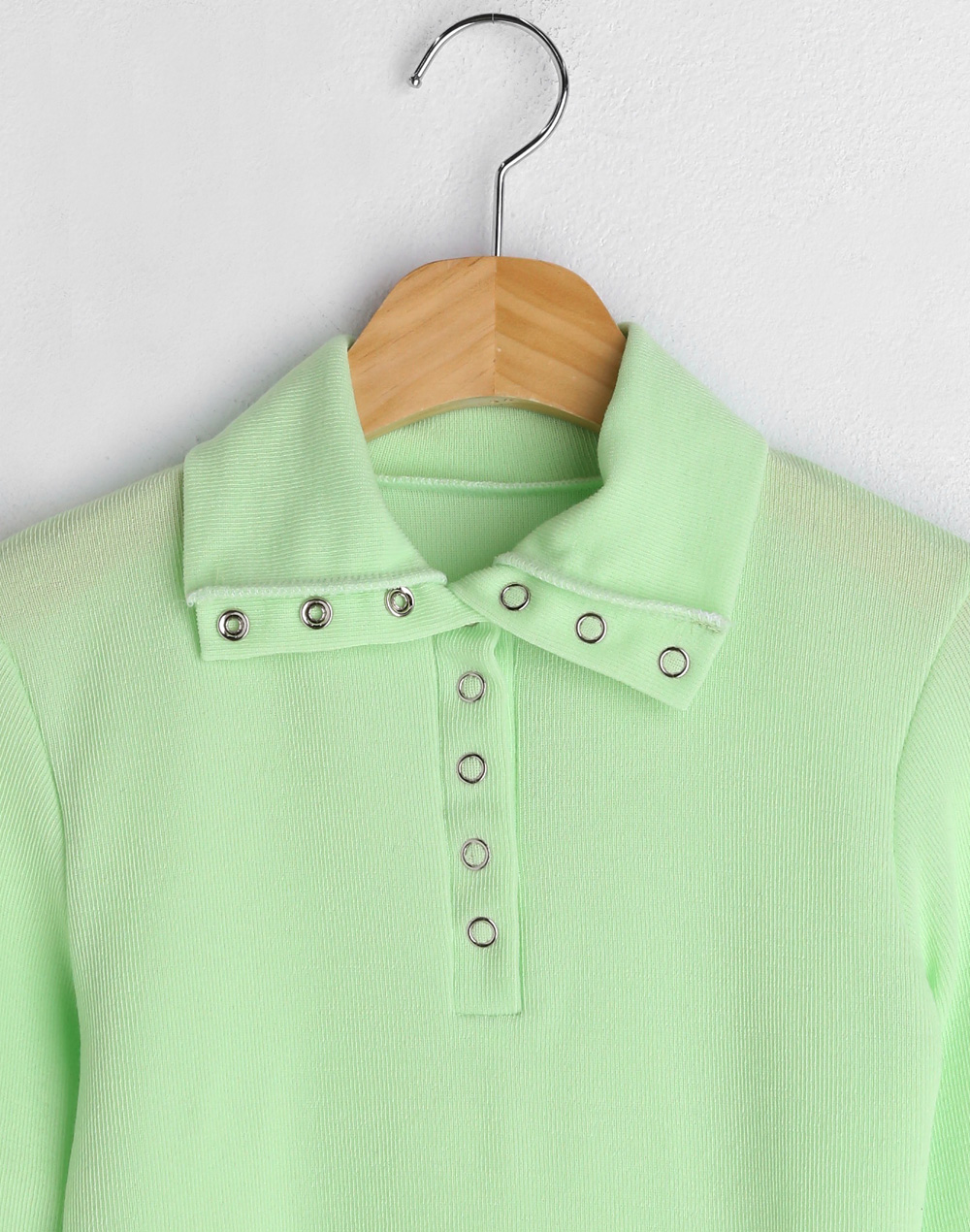 ハーフスナップボタンリブTシャツ・全3色 | DHOLIC | 詳細画像38
