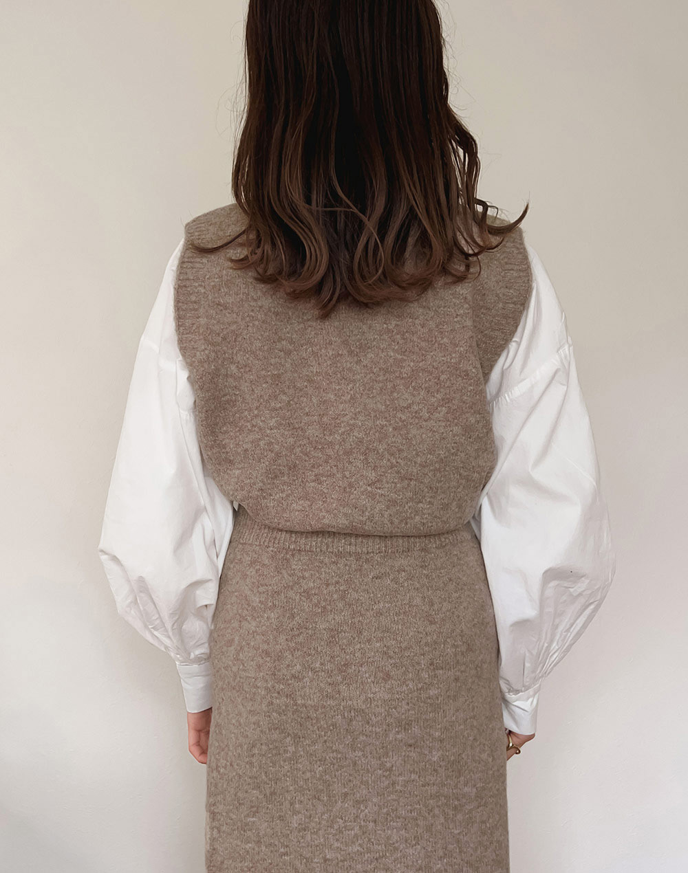 knit vest&skirt setup | 詳細画像13