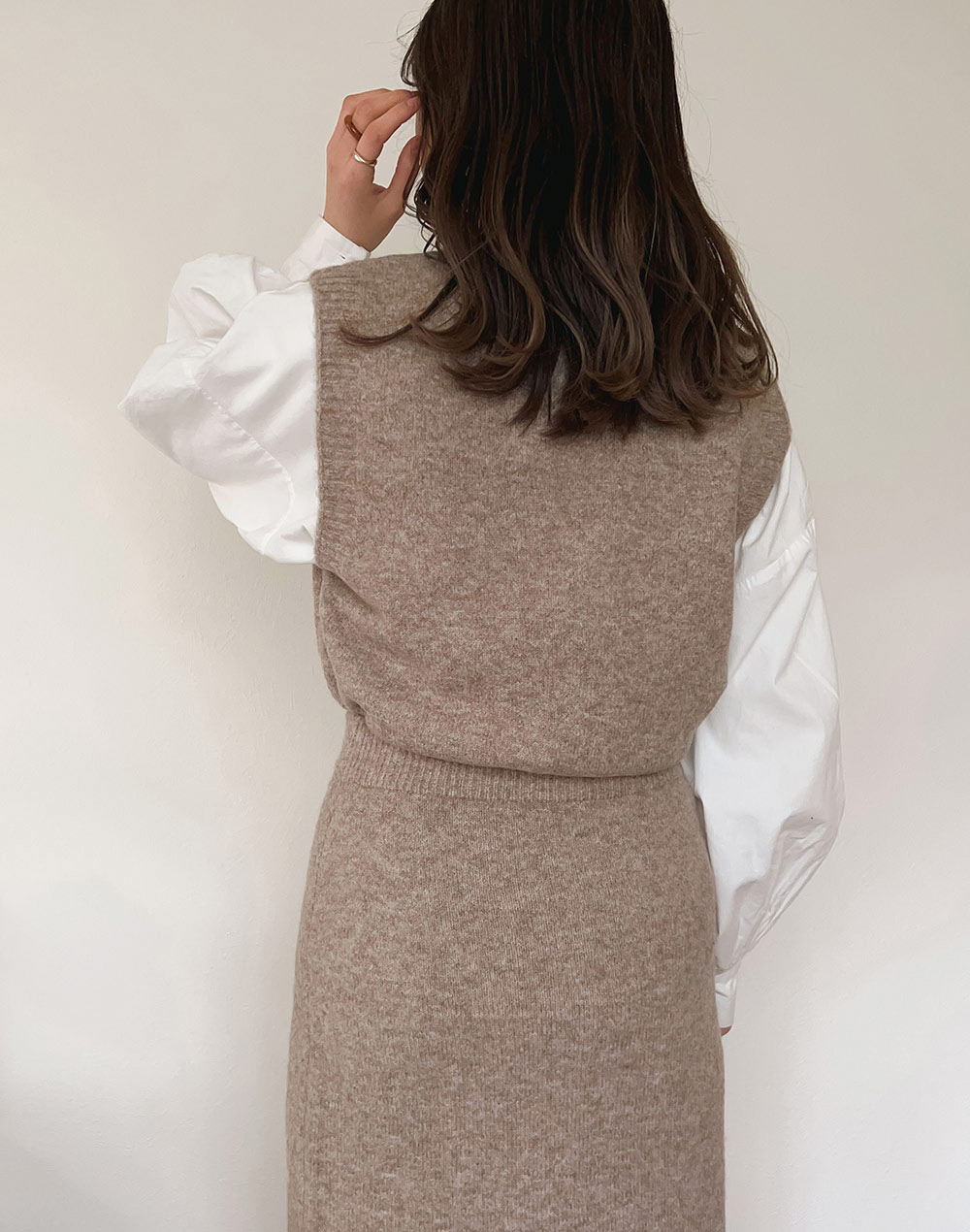 knit vest&skirt setup | 詳細画像21