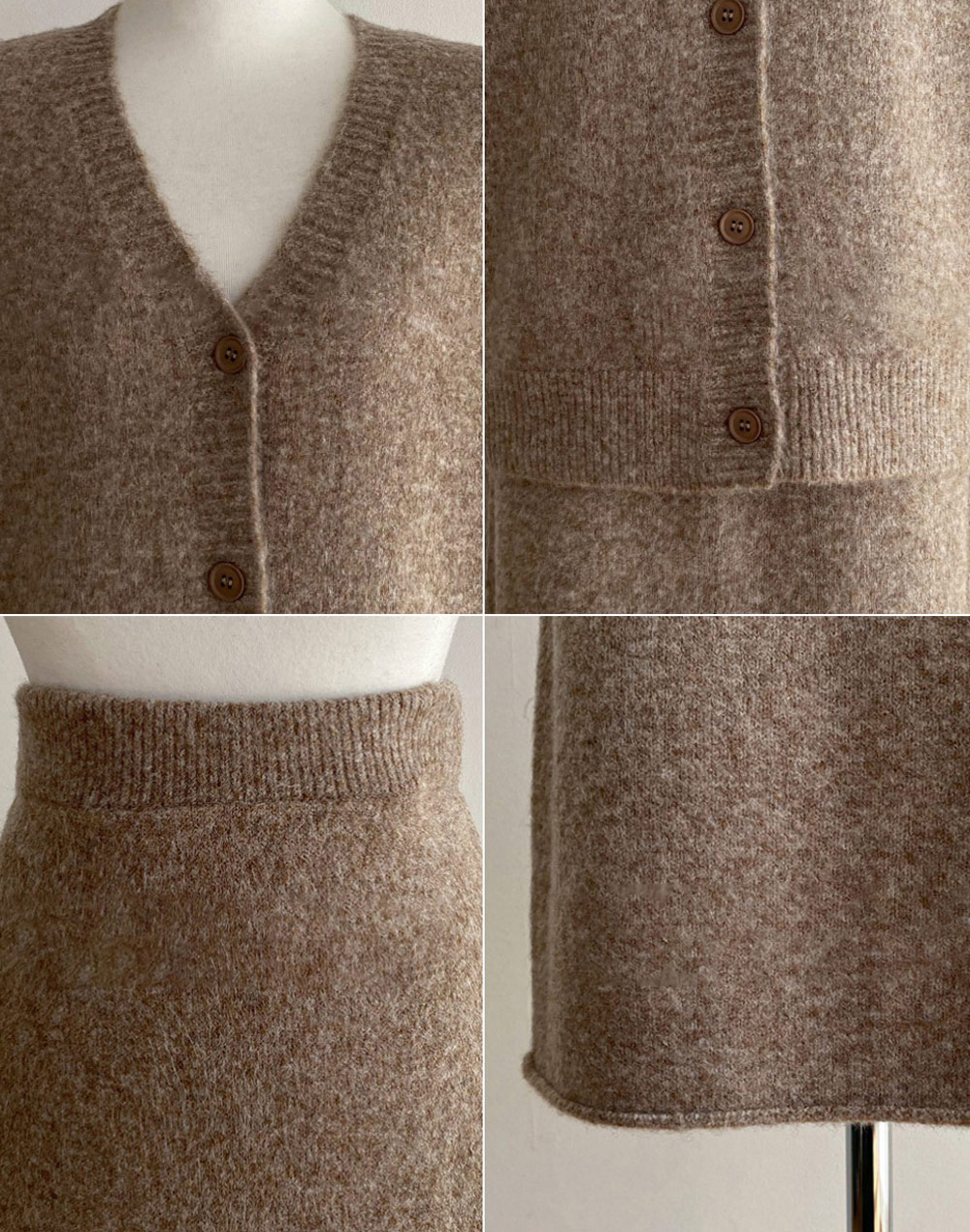 knit vest&skirt setup | 詳細画像26
