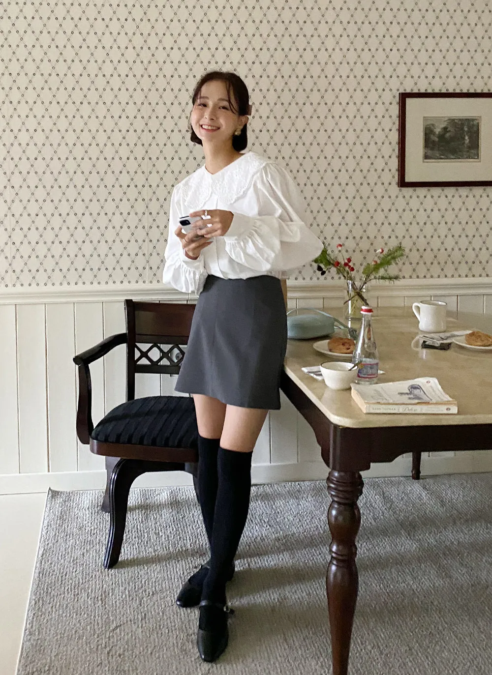 Aラインミニスカート・全4色 | レディースファッション通販 - DHOLIC 