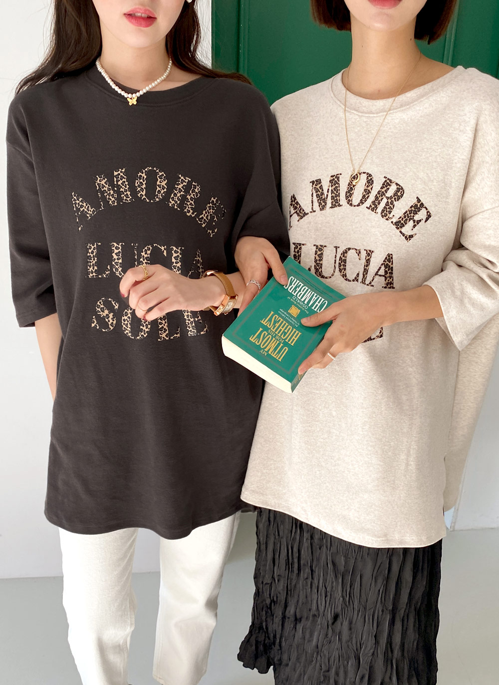 レオパードレタリング半袖Tシャツ・全3色 | DHOLIC | 詳細画像7