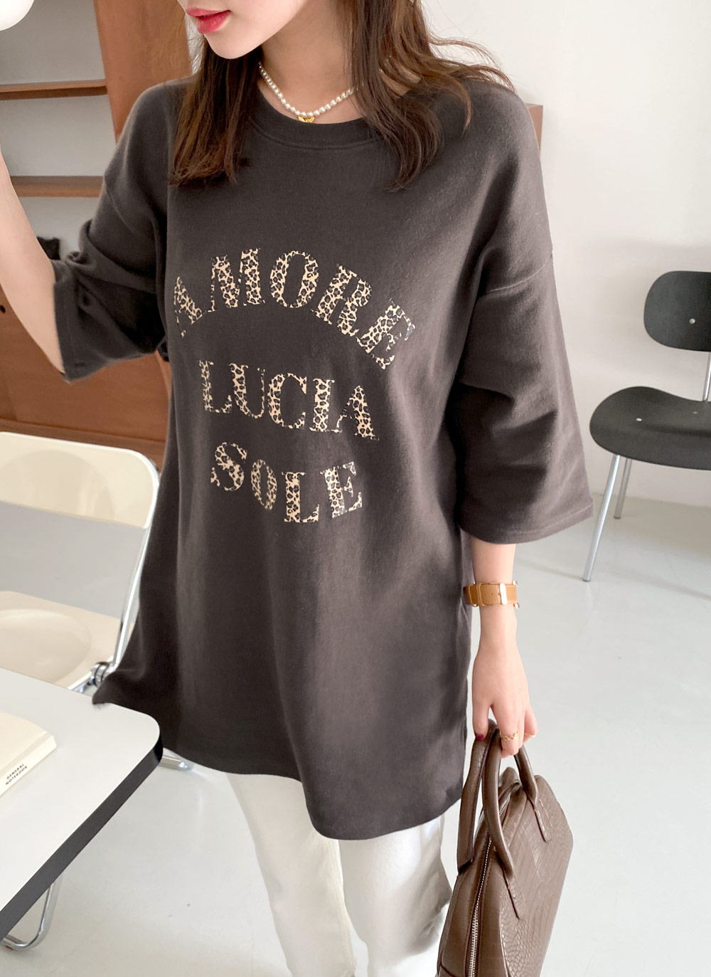 レオパードレタリング半袖Tシャツ・全3色 | DHOLIC | 詳細画像11