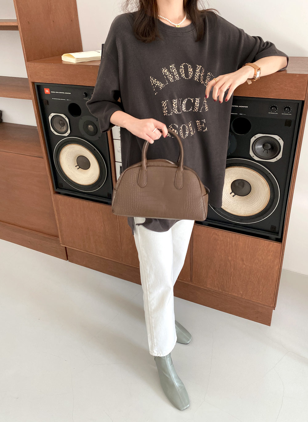 レオパードレタリング半袖Tシャツ・全3色 | DHOLIC | 詳細画像12