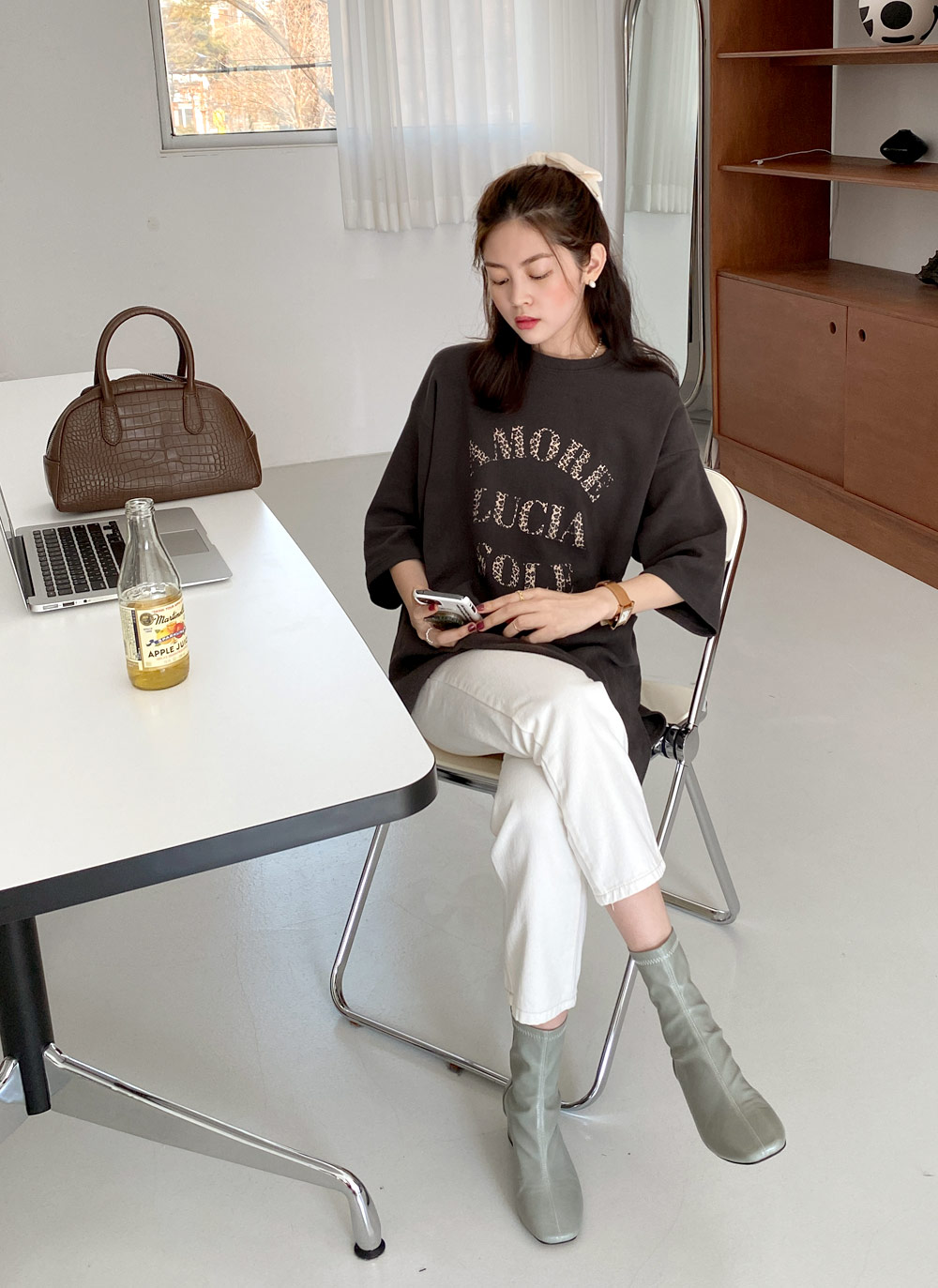 レオパードレタリング半袖Tシャツ・全3色 | DHOLIC | 詳細画像16