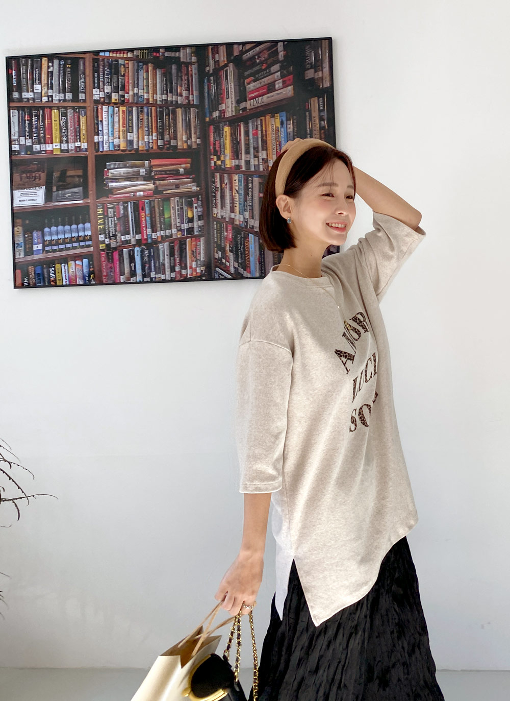 レオパードレタリング半袖Tシャツ・全3色 | DHOLIC | 詳細画像19