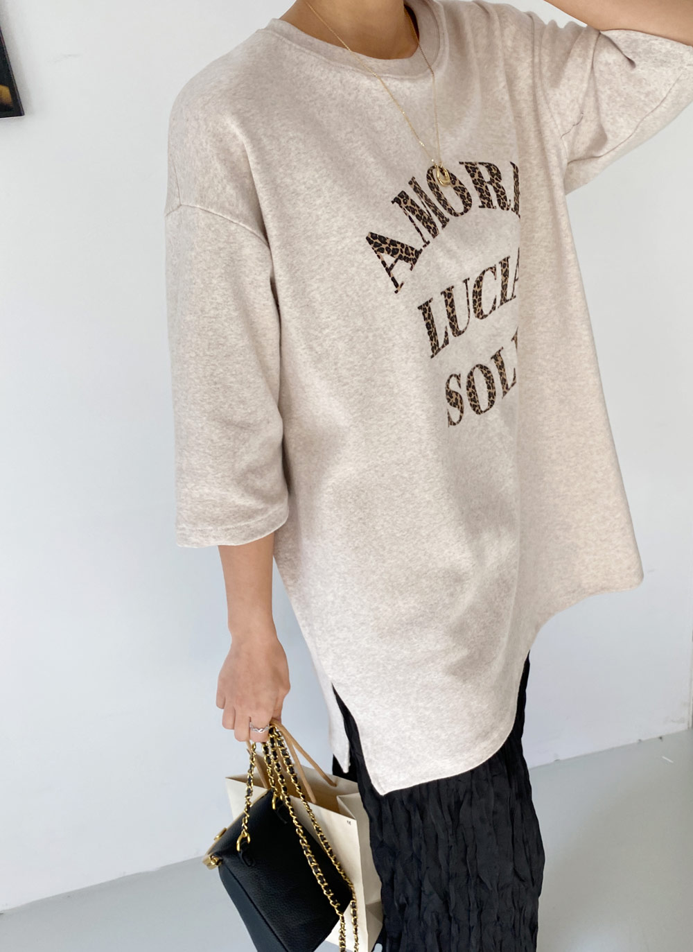 レオパードレタリング半袖Tシャツ・全3色 | DHOLIC | 詳細画像21