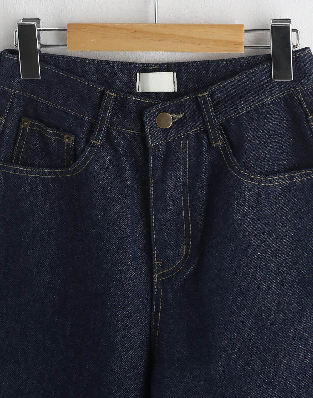 ステッチブルーデニムパンツ・全1色 | レディースファッション通販 