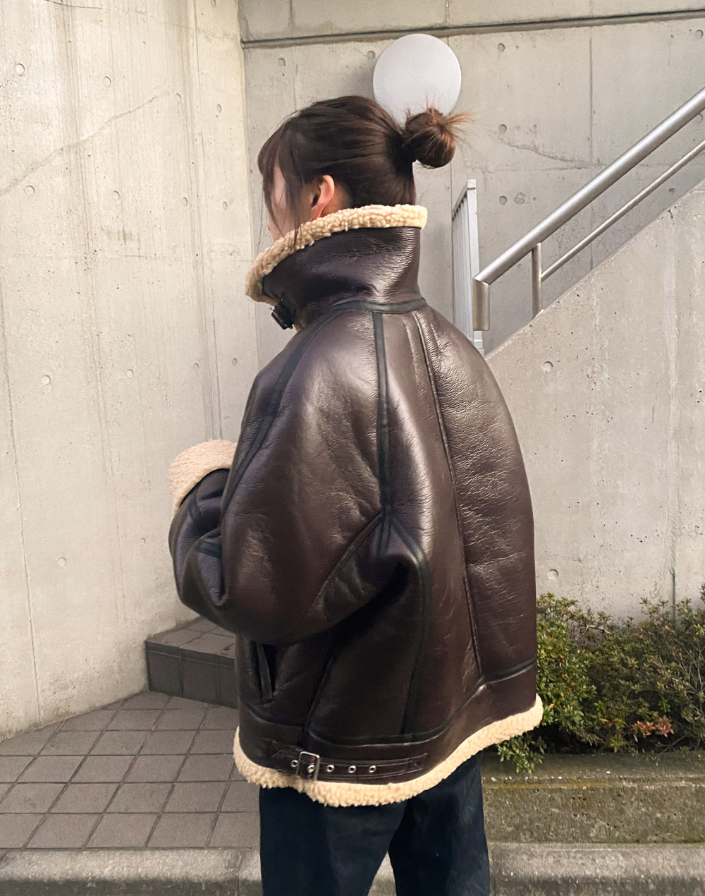 専用Blend of America リアルレザー ボアジャケット4657 レザー調ボアジャケット | レディースファッション通販 - DHOLIC