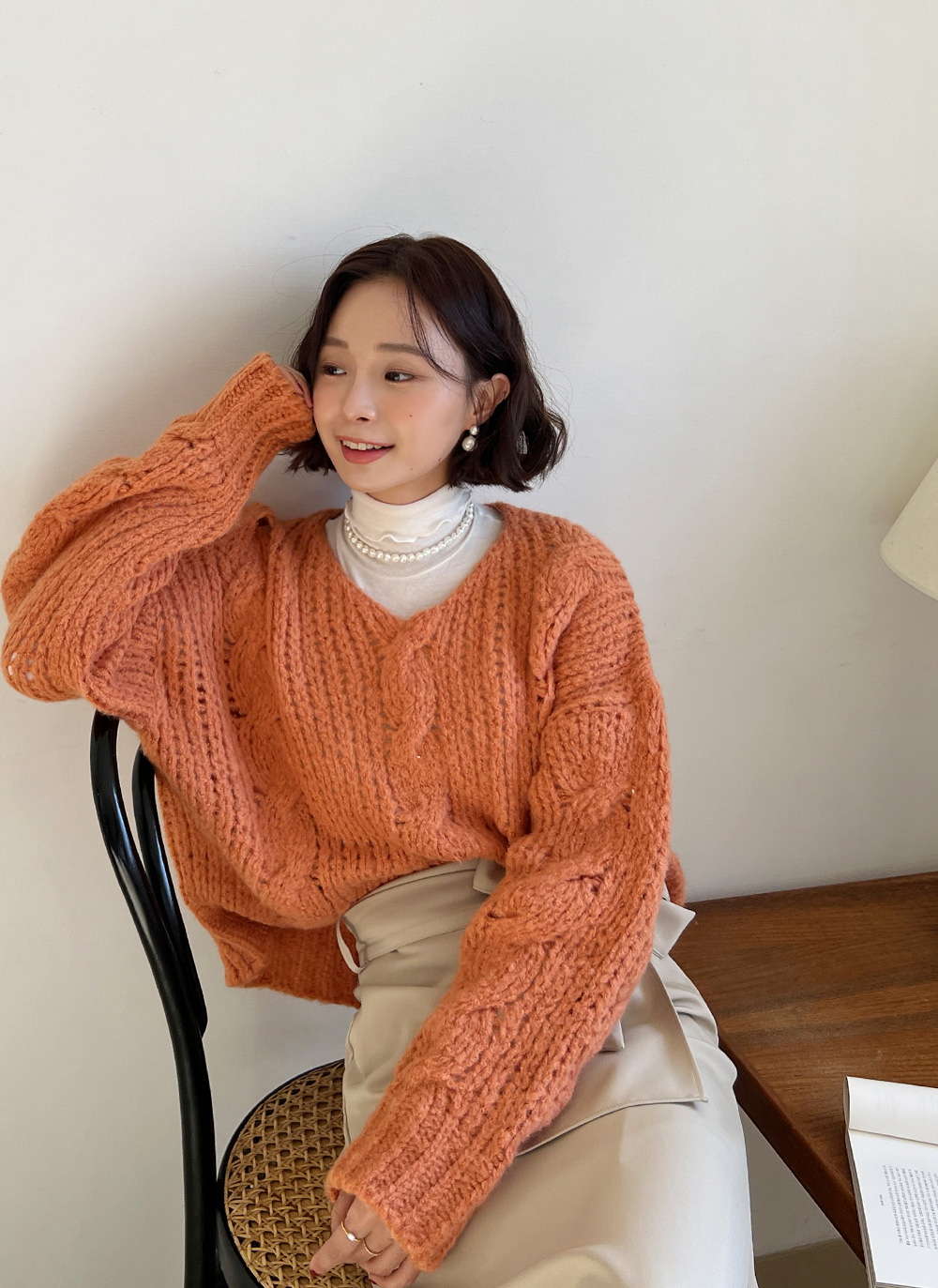 フェイクパールボールピアス・全1色 | DHOLIC | 詳細画像6