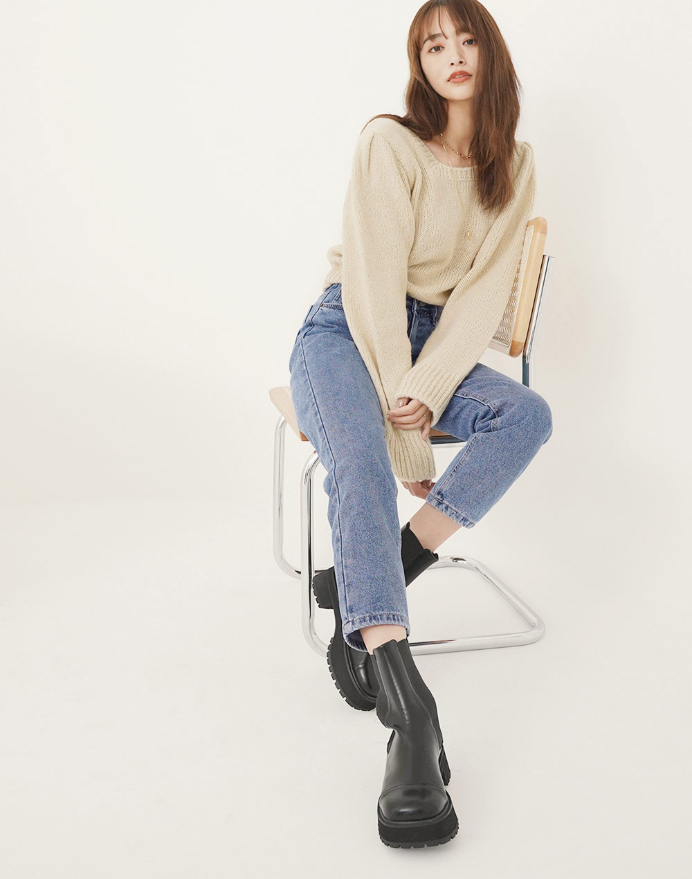 middle gauge knit | 詳細画像10