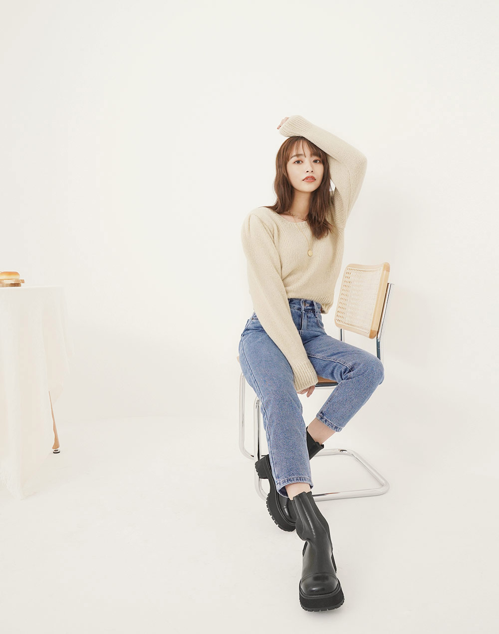 middle gauge knit | 詳細画像11